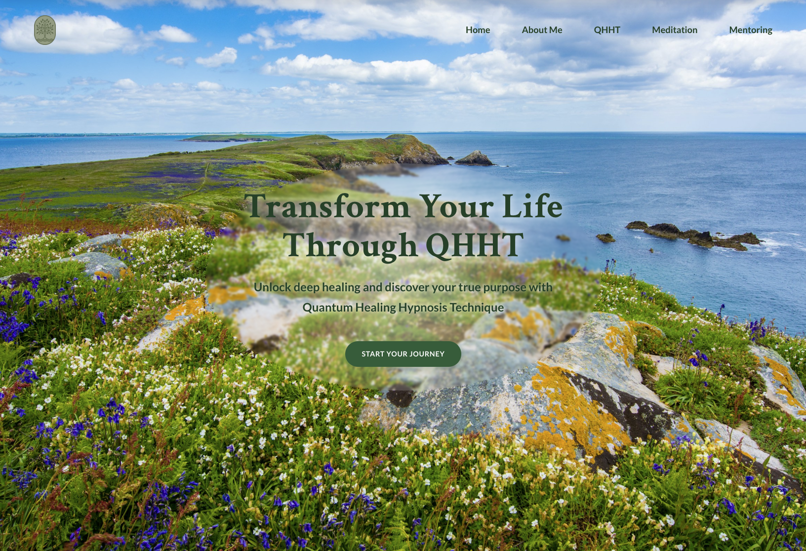 Healing Journey Ireland website